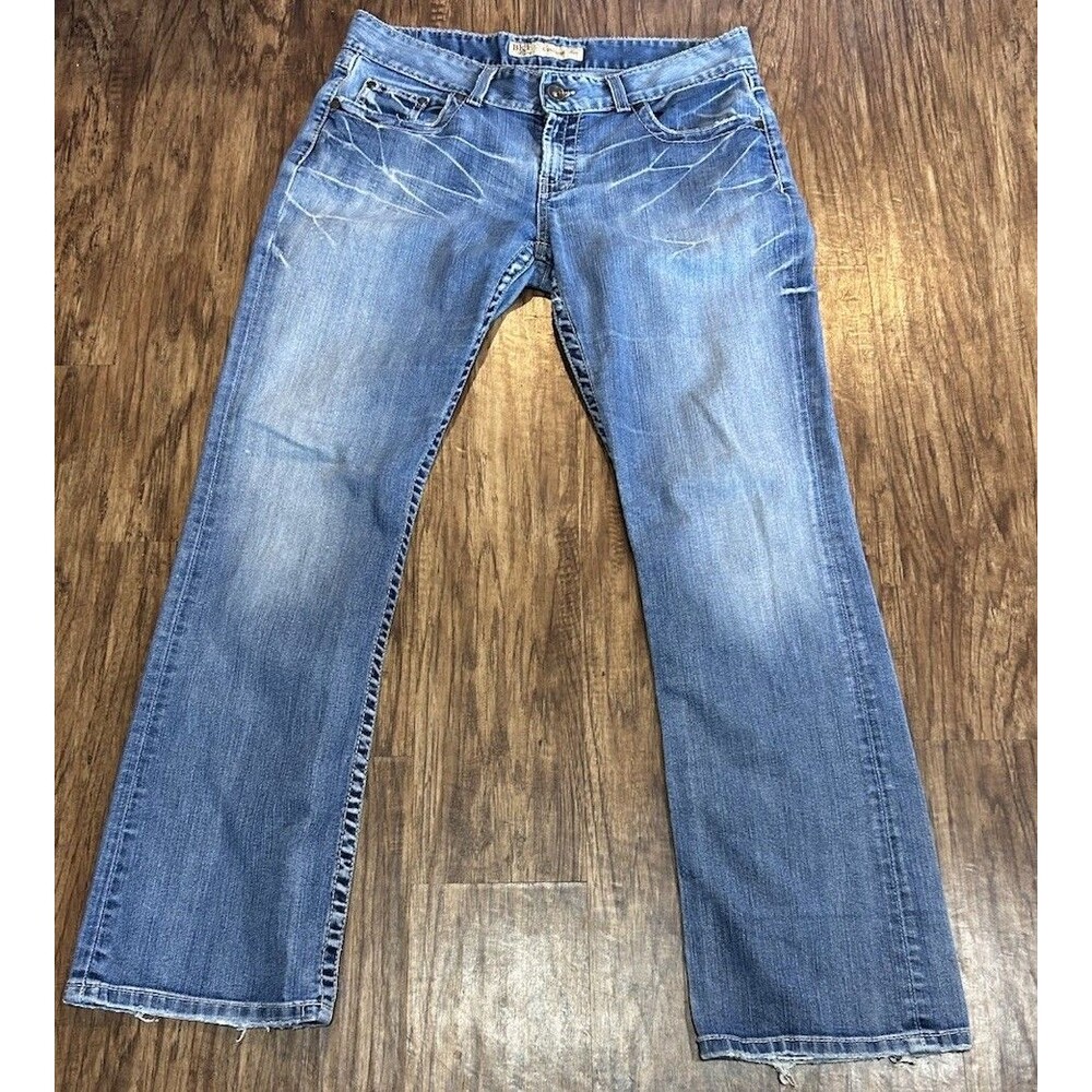 Buckle BKE CULTURE Thick Stitch Stretch Boot Cut Denim Jeans Women's 32x31.5